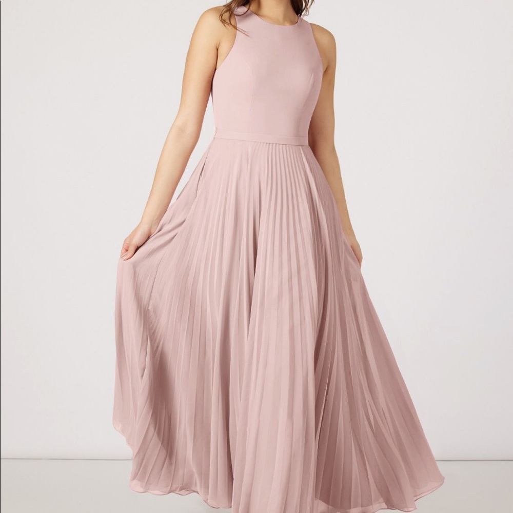 Azazie Lindie Bridesmaid Dress Dusty Rose A10